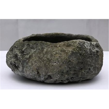 Paisaje 5 in. Faux Lava Rock Bonsai Pot PA2529803